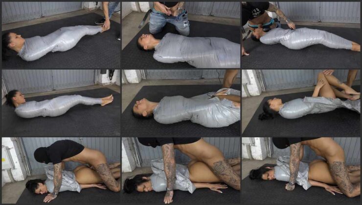 Mummified, Play with Toy and Fuck in the Garage