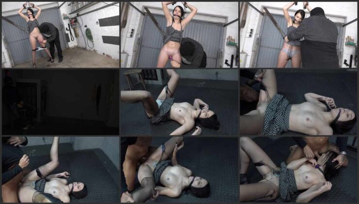 Tied Up, Ballgag Nyla and Fucked in the Basement