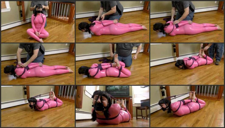 A tight hogtie for Jane in her first visit