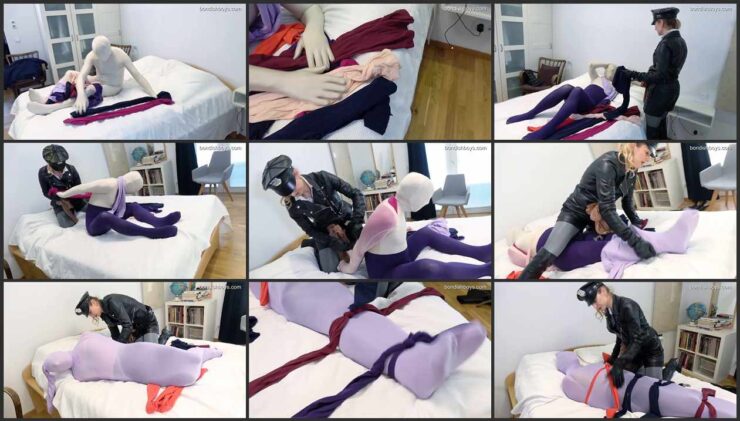 Punishment for stealing lingerie – nylon mummification