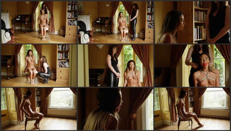 Natalia Forrest nude tied to a chair gagged
