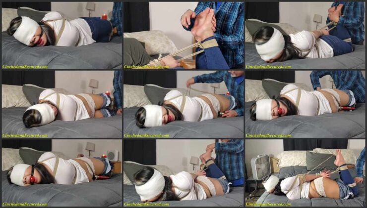 Asian princess Katana bound and gagged