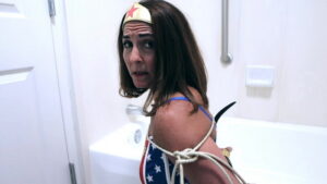 Carissa as Wonder Woman enslaved