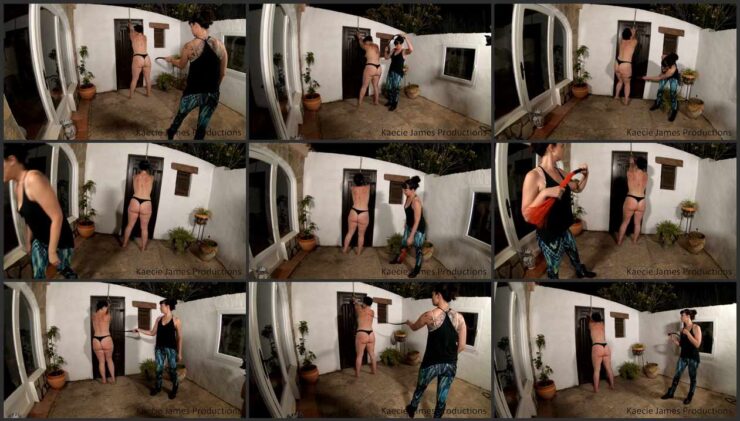 A huge painslut Minuit was tied up and whipped Part 1