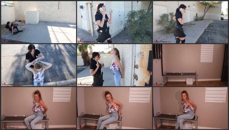 Lisa is arrested and prepared for the cell Part 1