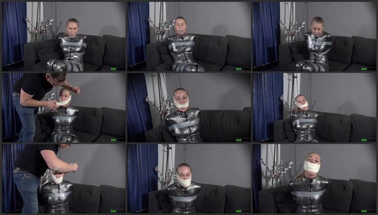 Blue sponge, 2″ and 3″ Microfoam tape for Darina – 3 Gag Video