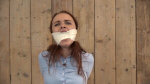 Roxy with tight gag – 2 Gag Video