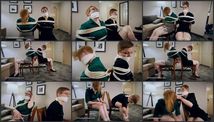 Izzabella and Kitty – Rookie detectives be were caught and bound