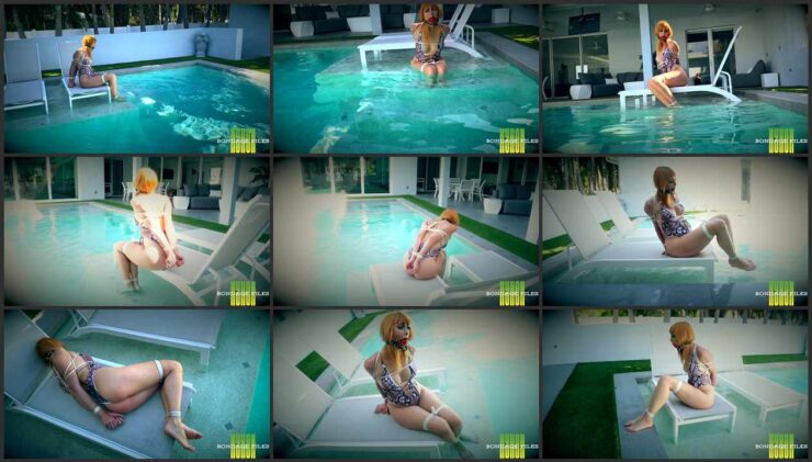 Pretty girl Summer and her bondage wish in the Pool