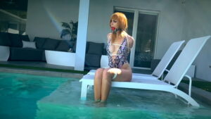 Pretty girl Summer and her bondage wish in the Pool