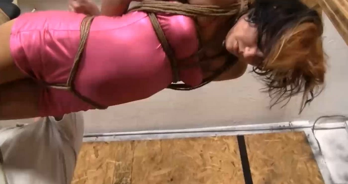 Agonizing 3 Point Suspended Hogtie