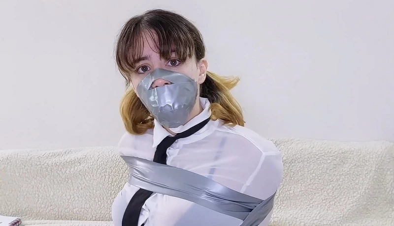 Student Nani’s Gets a Tight Lesson with Tape and Panties