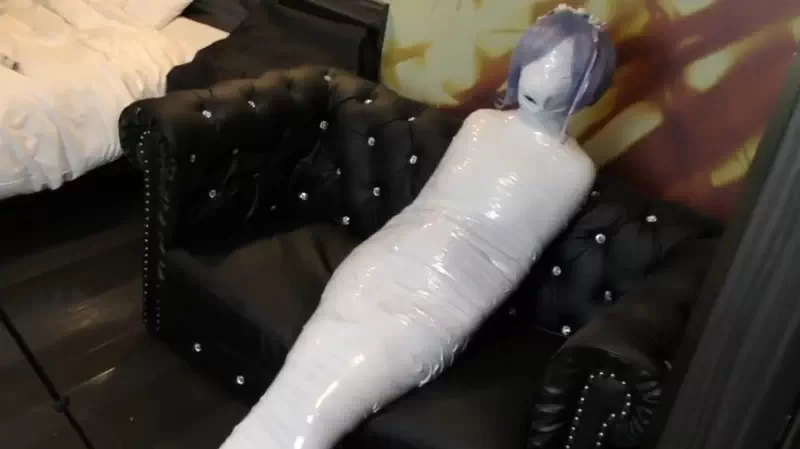 Cosplay Girl Mummified