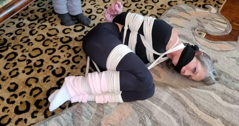 I’m going up to your bed and you can sleep like this tonight