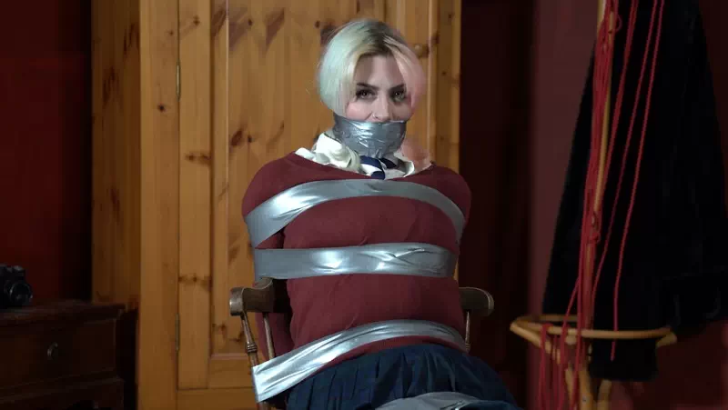 Amber in Hen Party Chairtie