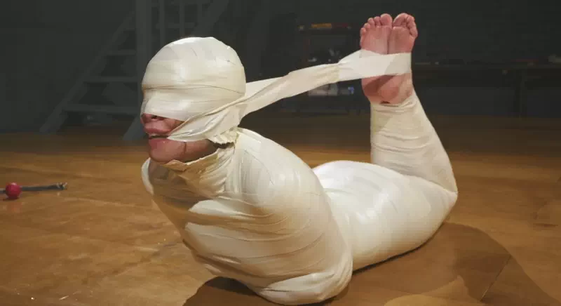Sleek Microfoam Cocoon Part 2, Full Body and Head Mummification