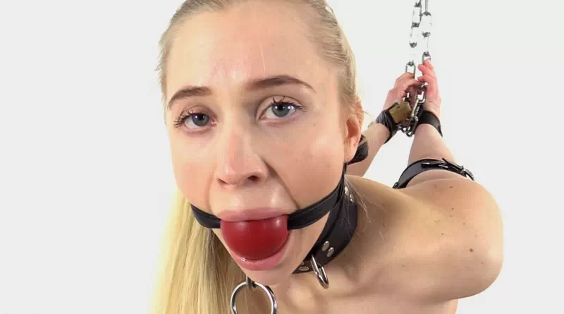 A very hard position for strappado orgasms