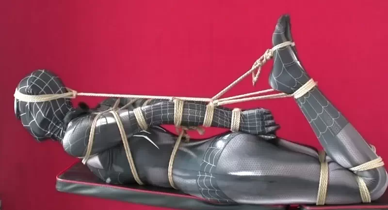 Spider Girl Cosplay Bondage