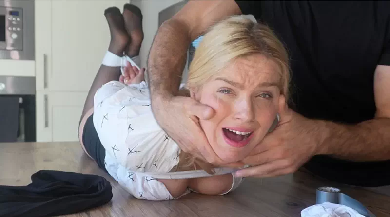 Secretary Lottie Bound And Gagged