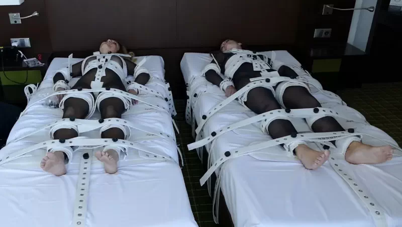 Trapped And Helpless In Segufix Restraints