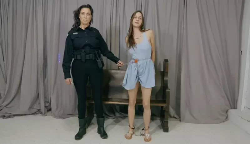 Trixie arrested by Officer Victoria part 2