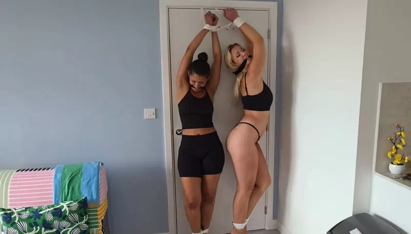 Calisa and Missy Strung Up