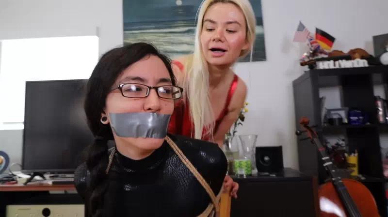 Angelica Coralvine is a femme fatale captured by detective Khrystal Wings