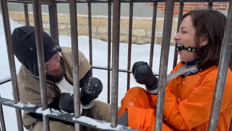 Caged Snow Punishment