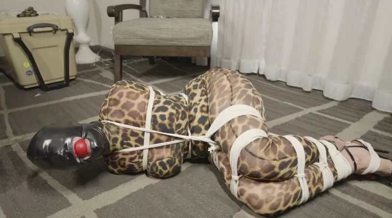 I was so happy to see her until she abandoned me tied up!
