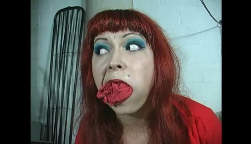 Corrupt Security Guard catches a redheaded thief