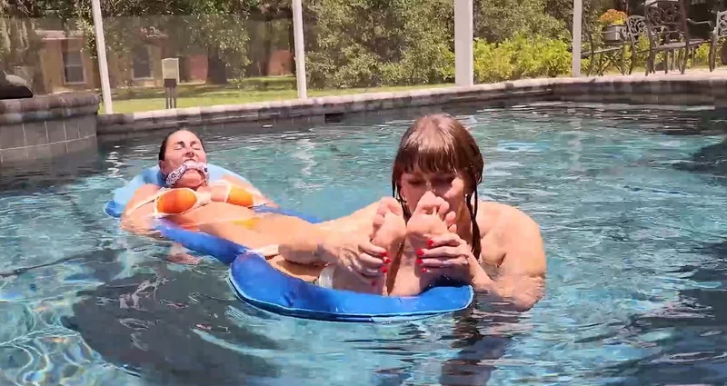 Floaty, Flirty, Feet Fun!