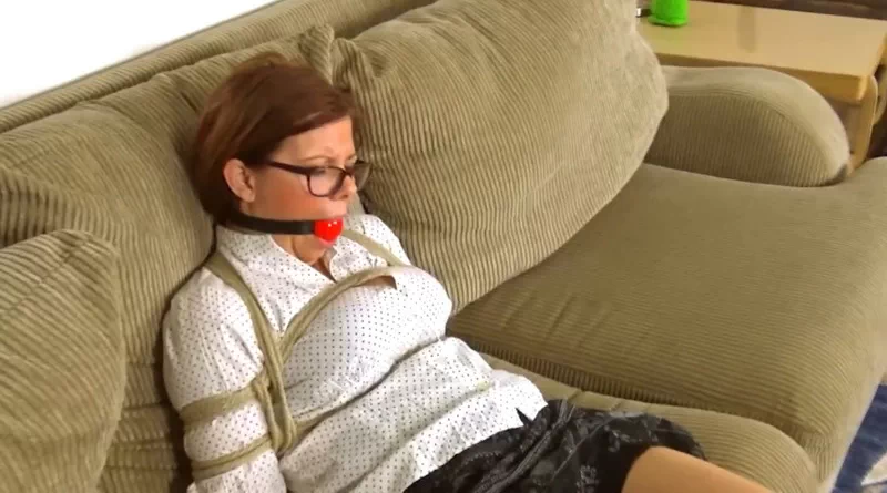 Bible Babe Bound and Gagged