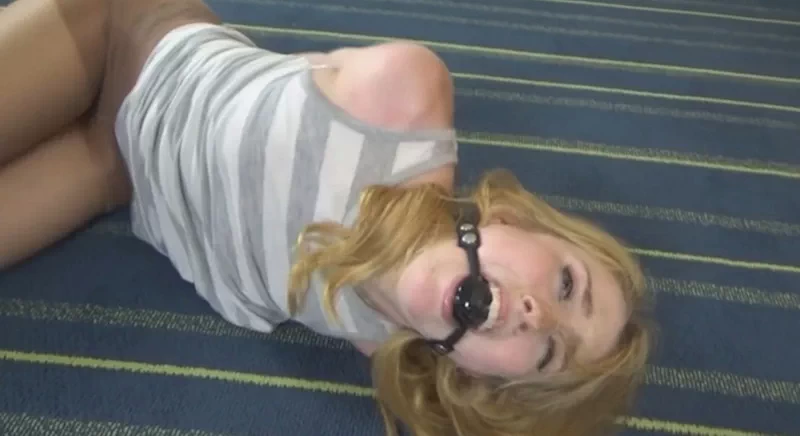 Hogtied, Gagged and Struggling