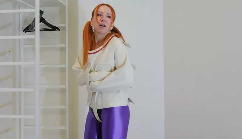 Melodie Explores The Posey Straitjacket