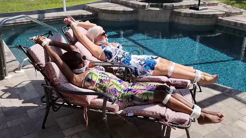 Tan Time Turns to Toe-Tied Time-Out! Tan Time Turns to Toe-Tied Time-Out!