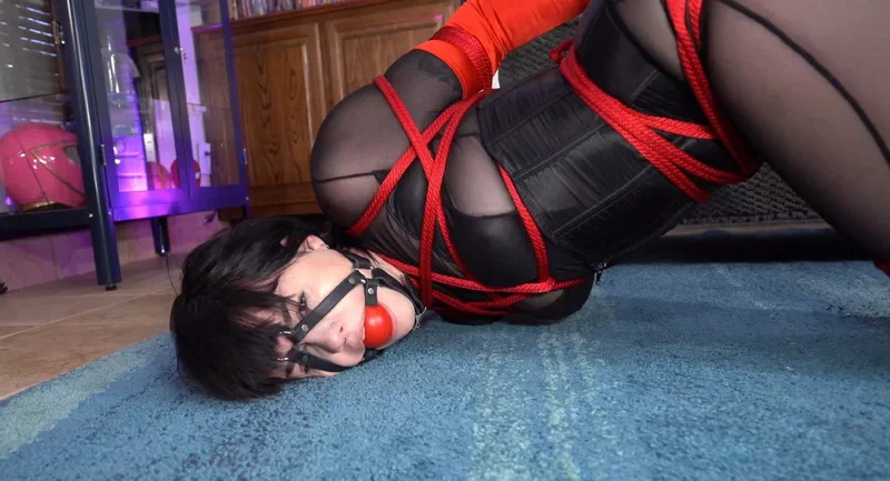 Goth Superhero Bound and Vibed
