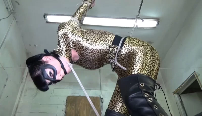 Crotch roped strappado interrogation
