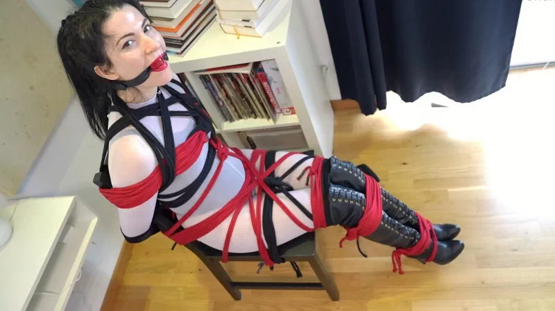 Paula’s step-sister Lea gets Ballgagged by Mira Winchester
