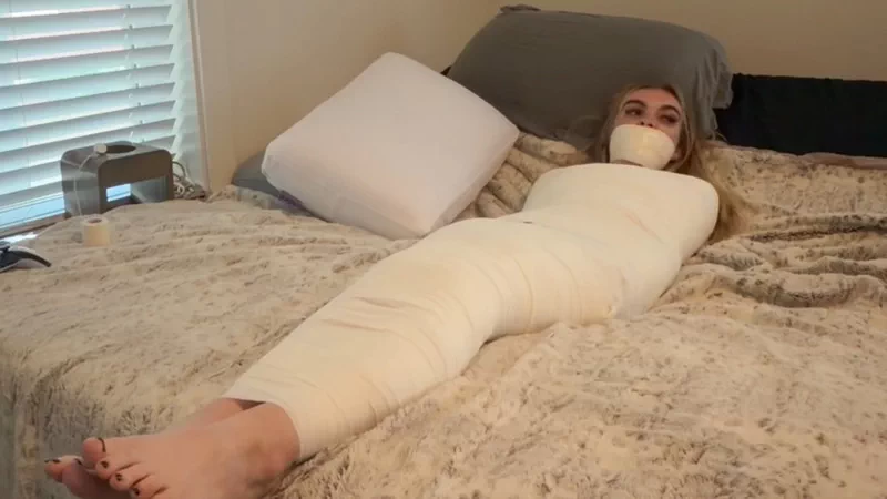 Mummified Gagged and Milked