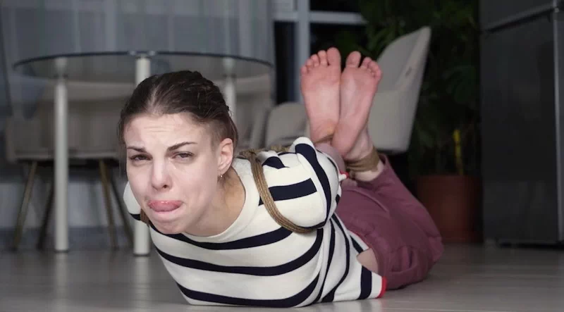 Destroyed wet sobbing mess: Brutal bastinado treatment