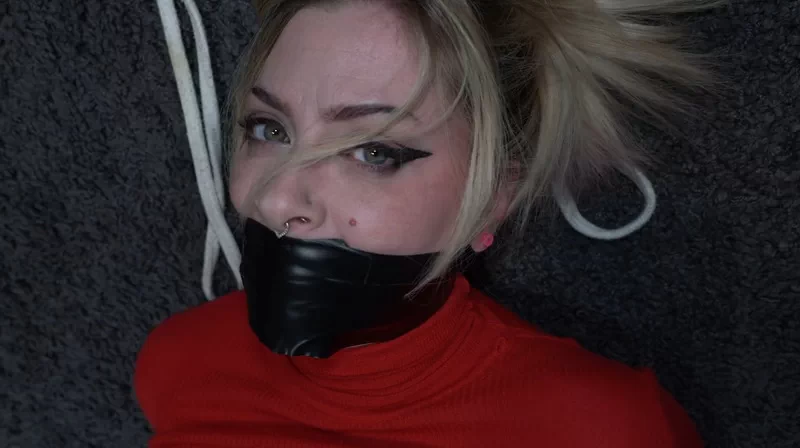 Cuffed and Wrap Gagged