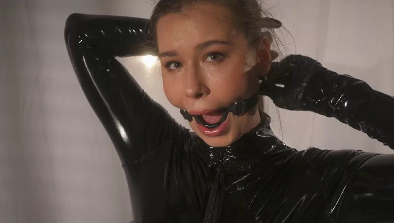 I’m having Fun in a Black Patent Leather Suit