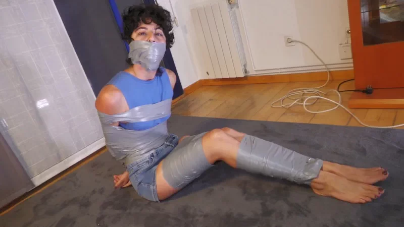 Roommate gets tied up and gagged!